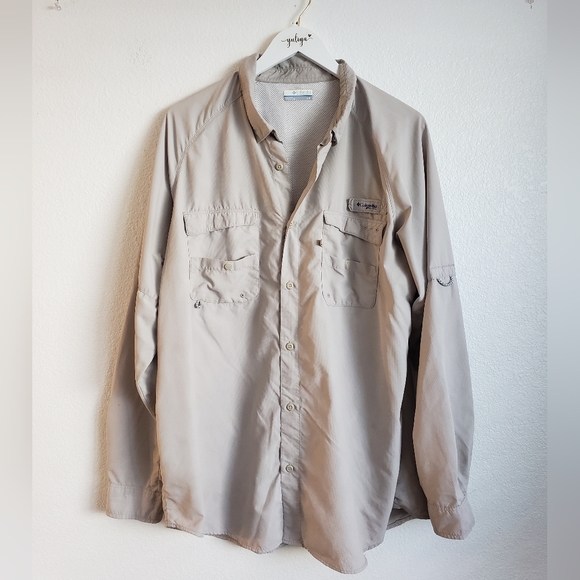 Columbia Other - Columbia Men Tamiami II Long-Sleeve Shirt Tan Large